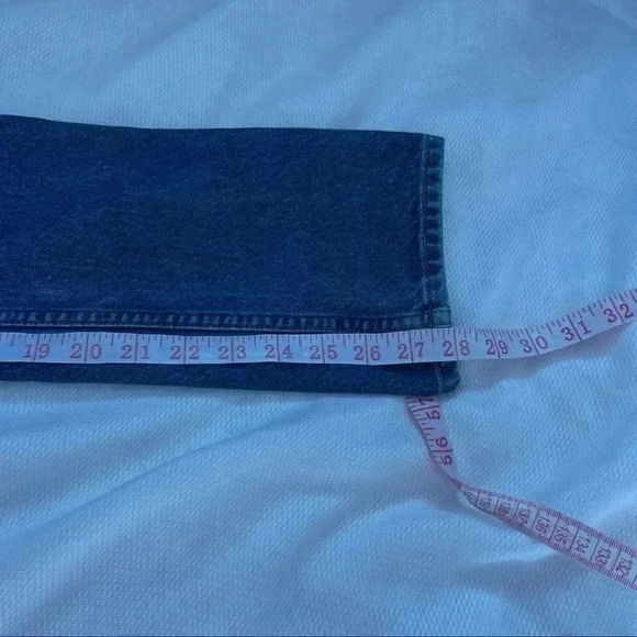 Reformation Mid Rise Button Fly Denim Jeans 24 - Picture 13 of 16